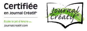 logo certifié en journal créatif