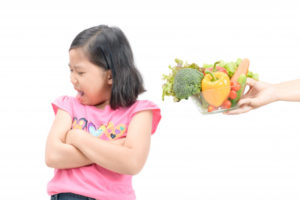 enfant qui déteste les légumes