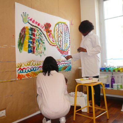séance peinture